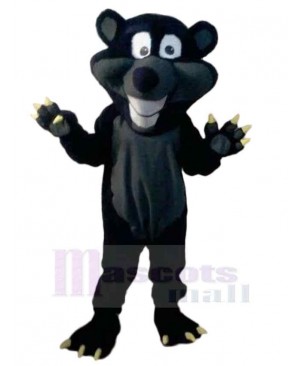 Smiling Black Panther Mascot Costume Animal