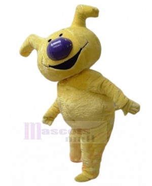Yellow Shepherd Dog Mascot Costume Animal