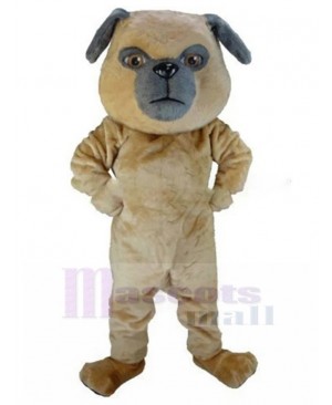 Resentful Pug Dog Mascot Costume Animal