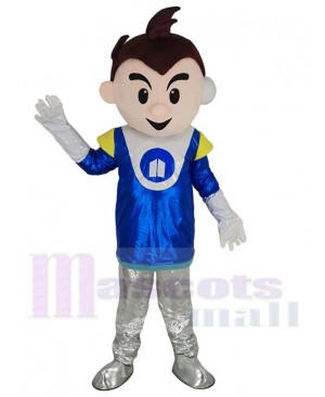 Lovely Astronaut Boy Cosmonaut Mascot Costume People