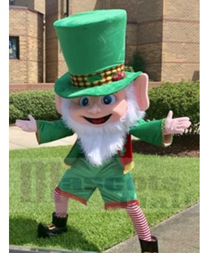Irish Boy Leprechaun Mascot Costume Cartoon