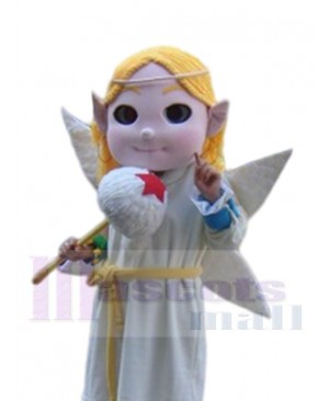Angel Elf Mascot Costume Cartoon