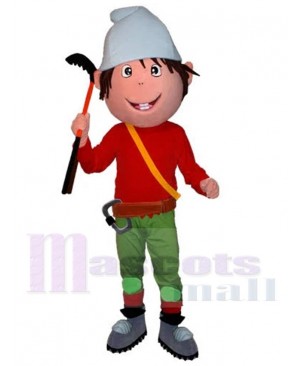 Mountaineer Leprechaun Mascot Costume Cartoon