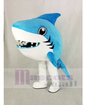 Cute Blue Whale Shark Mascot Costume Animal
