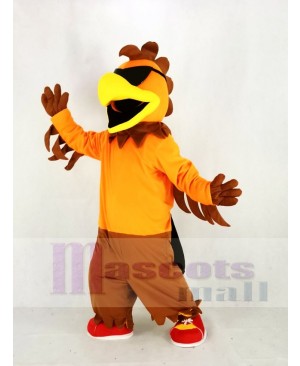 Cool Rock Chicken Rooster Mascot Costume Animal