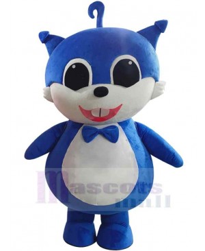 Party Unisex Blue Fox Mascot Costume Animal