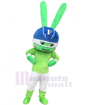 New Designed Green Bunny Mascot Costume Animal