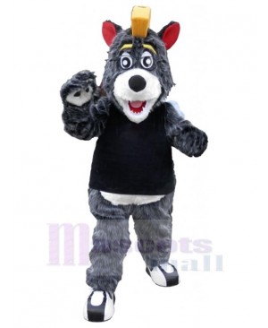 Plush Gray Bear Mascot Costume For Adults Mascot Heads