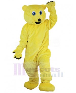 Cute Yellow Bear Mascot Costume For Adults Mascot Heads