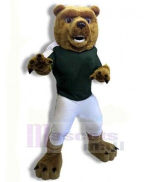 College Power Bear Mascot Costume For Adults Mascot Heads
