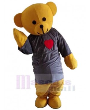Simple Brown Bear Mascot Costume Animal