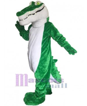 Green Crocodile Adult Mascot Costume Animal