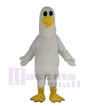 White Seagull Bird Mascot Costume