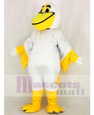Realistic Cute Peter Pelican Mascot Costume