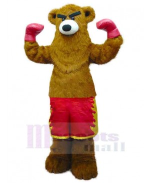 Boxing Bear Mascot Costume For Adults Mascot Heads