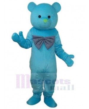 Cartoon Adult Blue Bear Mascot Costume For Adults Mascot Heads