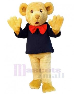 Lovely Yellow Bear Mascot Costume For Adults Mascot Heads