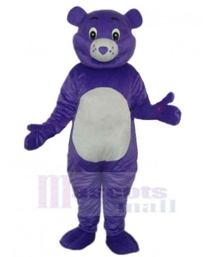 Adorable Purple Bear Mascot Costume For Adults Mascot Heads