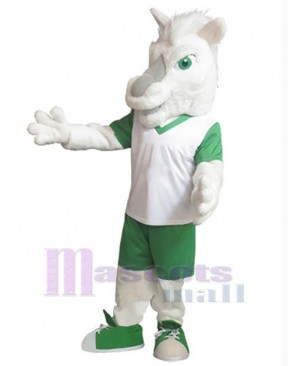 White Horse Mascot Costume Animal
