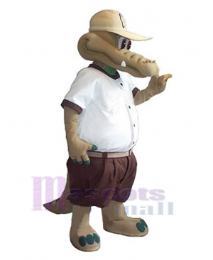 Crocodile Adult Mascot Costume Animal