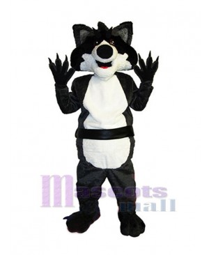 Raccoon with Sharp Paws Mascot Costume Animal