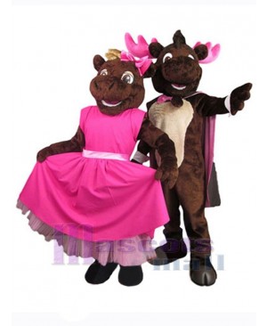 Party Moose Mascot Costume Animal