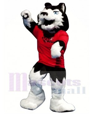 Superb College Wolf Mascot Costume 